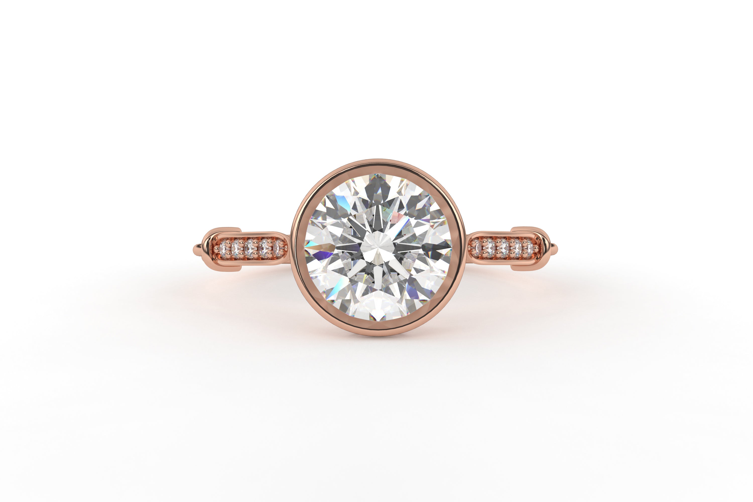 Nature-inspired split band diamond engagement ring | Vintage engagement  rings, Engagement rings, Classic engagement rings